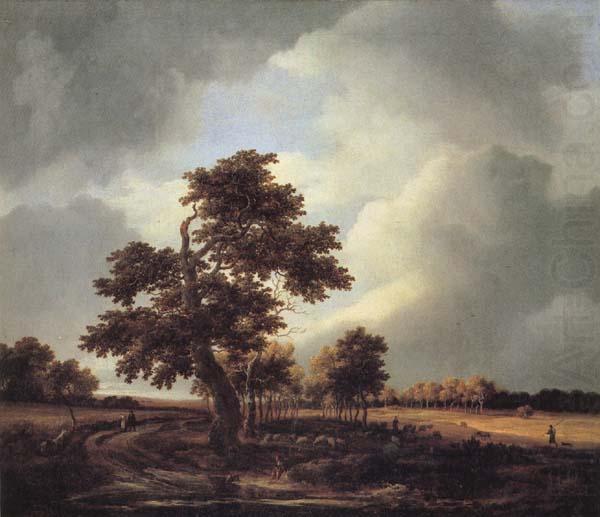 Jacob van Ruisdael Landscape with Shepherds and Peasants china oil painting image